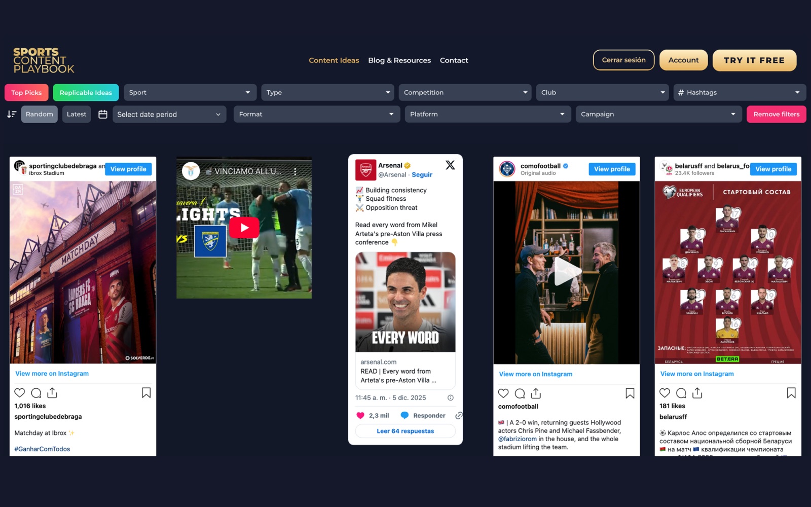 What’s new in Sports Content Playbook: smarter search, faster inspiration